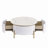 Round Coffee Table With 2 Large Drawers Storage Accent Table(31.5")-484449314-484449324