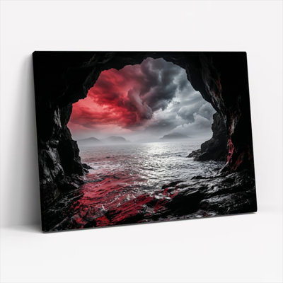 «Gallery Wrap», art mural sur toile pour le salon, la chambre à coucher, le bureau ou le vestibule - décoration murale décorative avec ciel dramatique