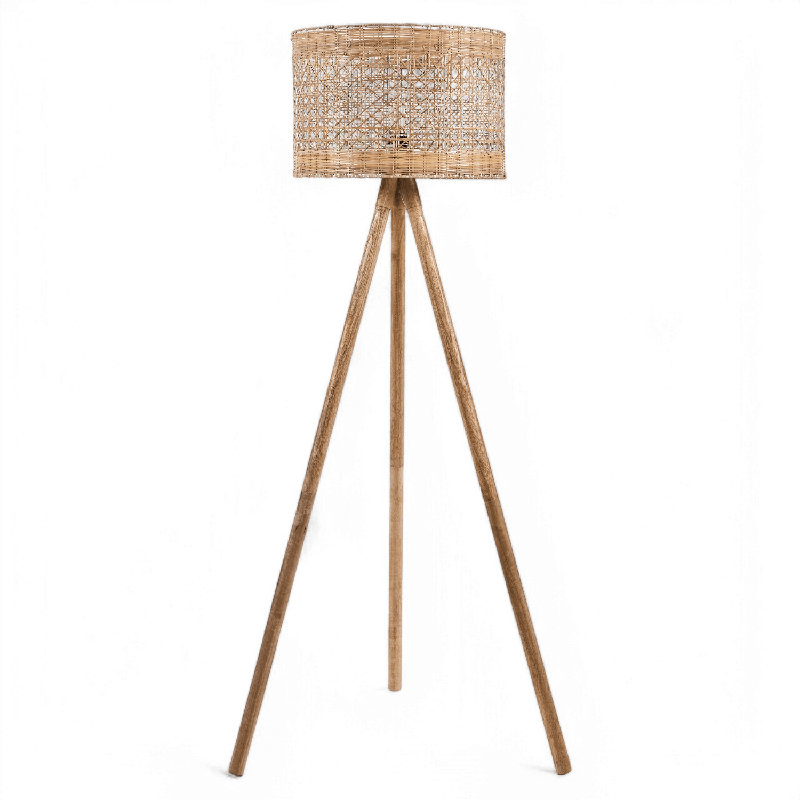 Lampe sur pied Vernant naturel