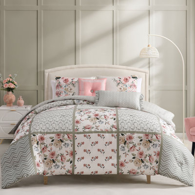 Bebejan 220 Thread Count Sage Serenity Reversible Comforter Set