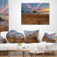 Coussin Trodden Sand on Beach at Sunset - Sea & Shore-29963336-29965435