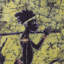 Décoration murale Papa Kofi en coton Batik par K. Baka