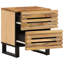 40cm W Steel Bedside Table-101281236
