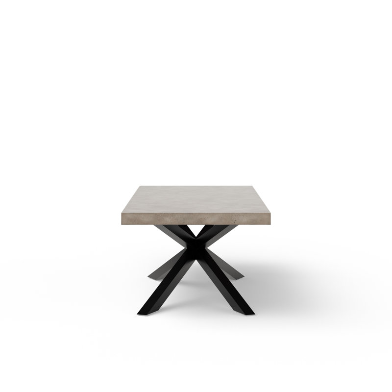 Metal Base Dining Table