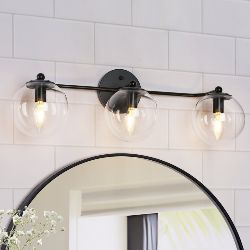 Hanshelmut 3 - Light Dimmable Matte Black Vanity Light