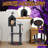 57'' Gothic Halloween3-Tier Cat Tree