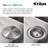 CapPro Removable Grid Kitchen Sink Drain