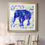 Painted Elephant II - reproduction de cadre photo-1524505512-1524505510