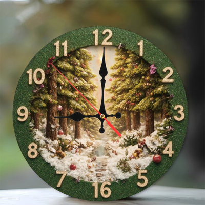 Horloge-Face-Avec-Starburst-Light