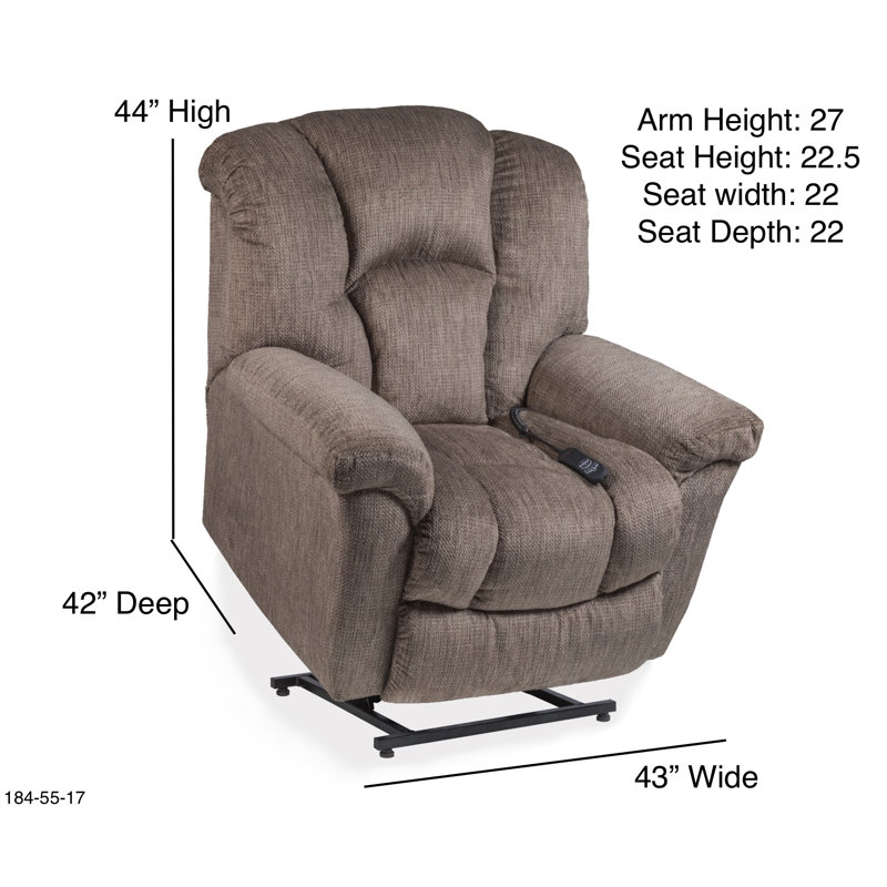 Riddhi Upholstered Lift Assist Power Recliner