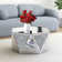 Amla 31" Glass Coffee Table Mirrored Top