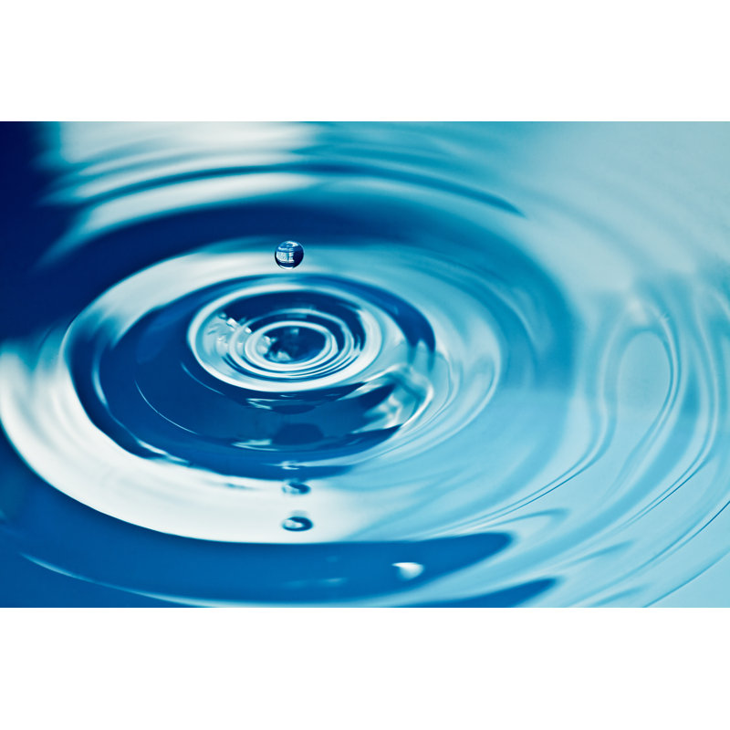 Water Splash - Wrapped Canvas Print, 51cm H x 76cm W x 3.8cm D