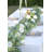 6.56ft Eucalyptus Garland With White Roses