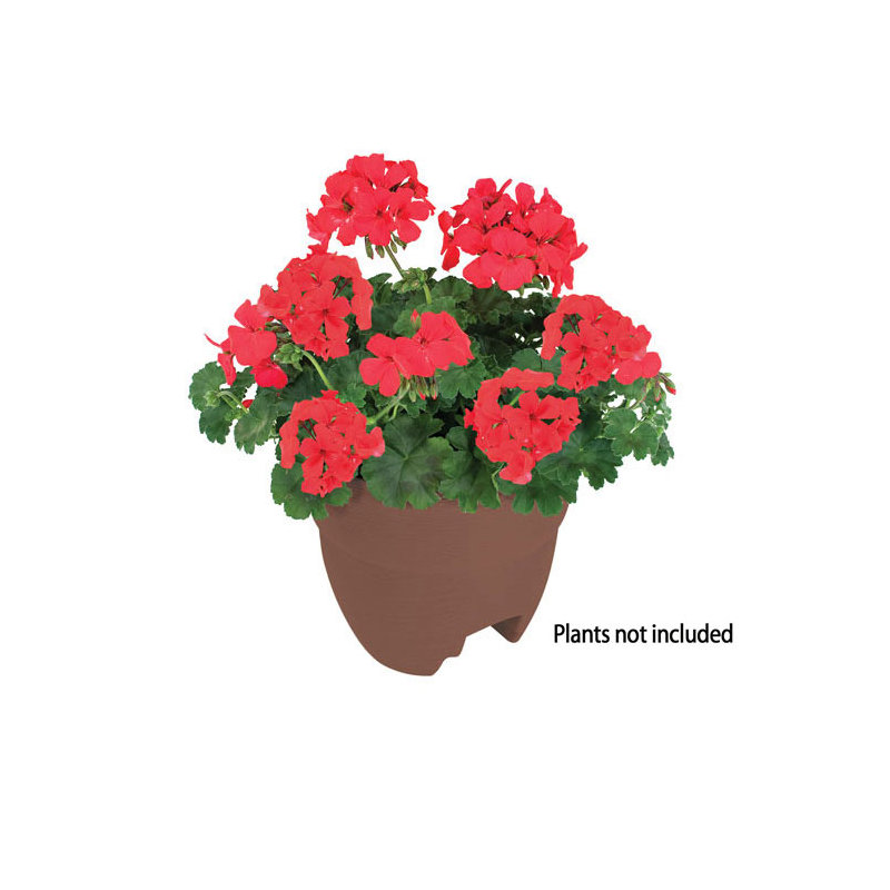 Krystal Railing Planter, Brown