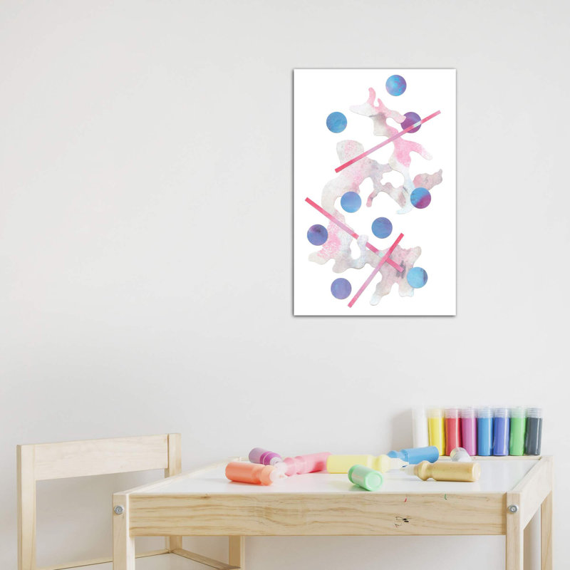 «Paint Cloud I» par Jamie Douglas - reproduction, Pas de tapis, H 40 po x l 26 po x P 1,5 po, Toile tendue