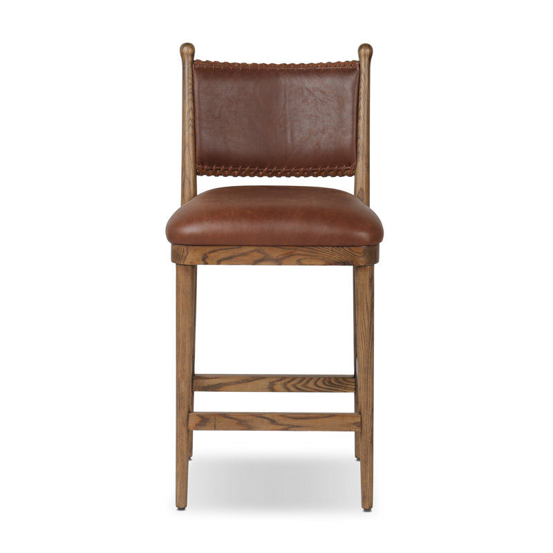 Bella Stool-Dulane Mahogany-Counter, Counter Stool (27" Seat Height), Antique Walnut