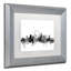 « st louis missouri horizon b&w » par michael tompsett, impression sur toile encadrée-17772303-68775725