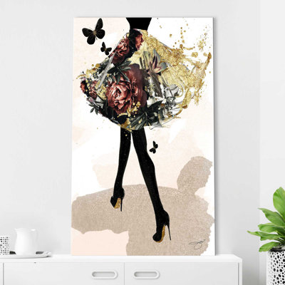 Walk Away 2 (Vertical) by By Jodi - Graphic Art on Canvas