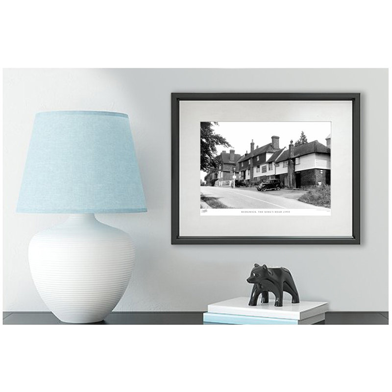 Rudgwick, The King's Head C1955 by Francis Frith - Single Picture Frame Print, 28cm H x 36cm W x 2.3cm D