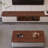 Simple coffee table TV cabinet combination