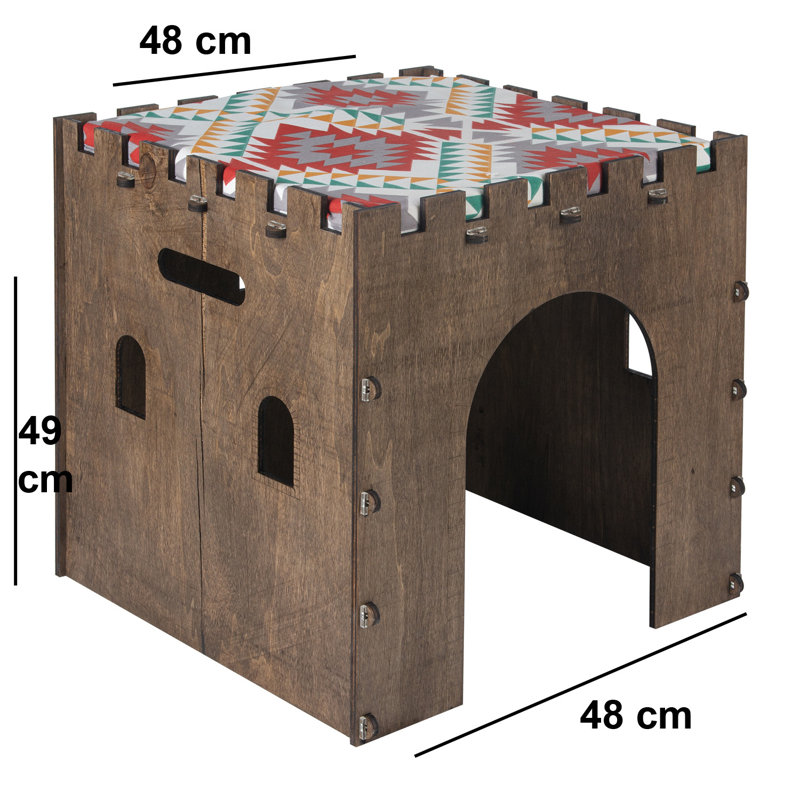 Geometric Nest Pet Bed
