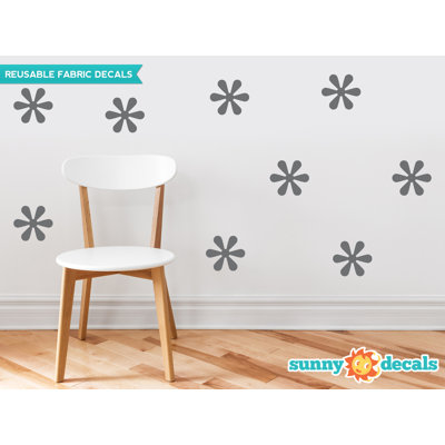 Décalcomanie murale en tissu floral