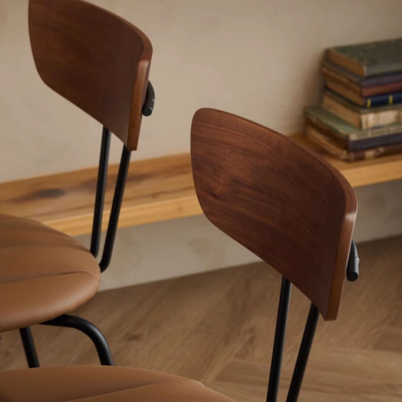 Ensemble de table à manger moderne et simple., Brun, H 29,92 po x L 62,99 po x l 35,43 po