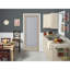 Porte intérieure pré-montée en cèdre blanc MODA 1-Lite-88518485-88518489