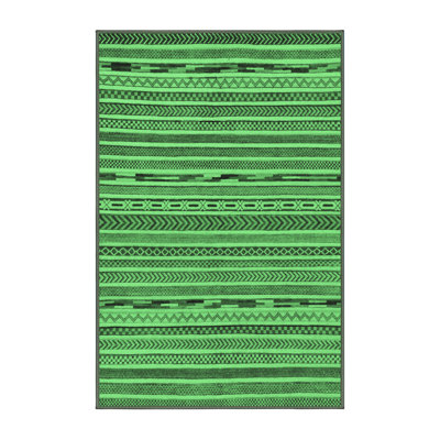 Kelina Washable Geometric Indoor Rug