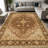 1PC Vintage Persian Medallion Floral area rugs for Living Room, Soft and Comfortable, Suitable for all seasons, easy-to-maintain, machine washable Indoor floor mat, Under Table Farmhouse suitable for dining room, bedroom, foyer, home office, patio,-1805285454