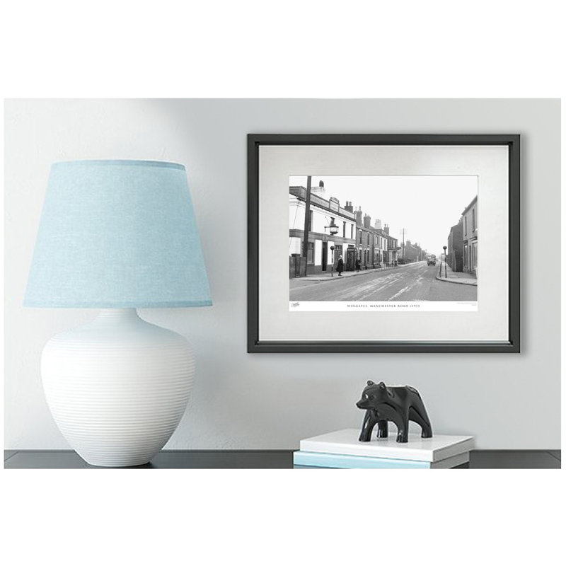 Wingates, Manchester Road C1955 by Francis Frith - Single Picture Frame Print, 28cm H x 36cm W x 2.3cm D