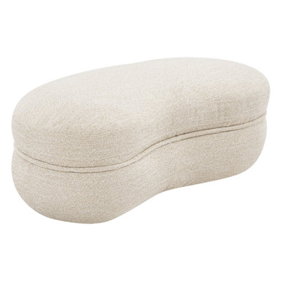 Pouf capitonné d'inspiration vague moderne