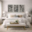 Abstrait botanique, art floral bohème noir et beige, photos murales de salon de style Mid-Century moderne, impression sur toile encadrée, 3 pièces, 16 po x 24 po x 3 pièces, 24 po x 36 po x 3 pièces, 20 po x 60 po x 3 pièces-90890071-90890073-119385102