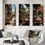 «Country Club Outdoor Dining», 3 pièces sur toile-1947784689-1947784702
