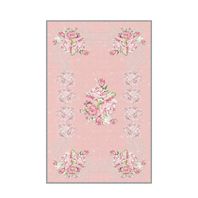 Stylish Woven Carpet, 31.5 x 47.2 inches | 100% Polyester, Pile Height: 0.04 inches, Total Height: 0.31 inches | Antibacterial, Non-Slip PVC Felt Underside | Machine Washable, Perfect for Living Room & Bedroom Decor