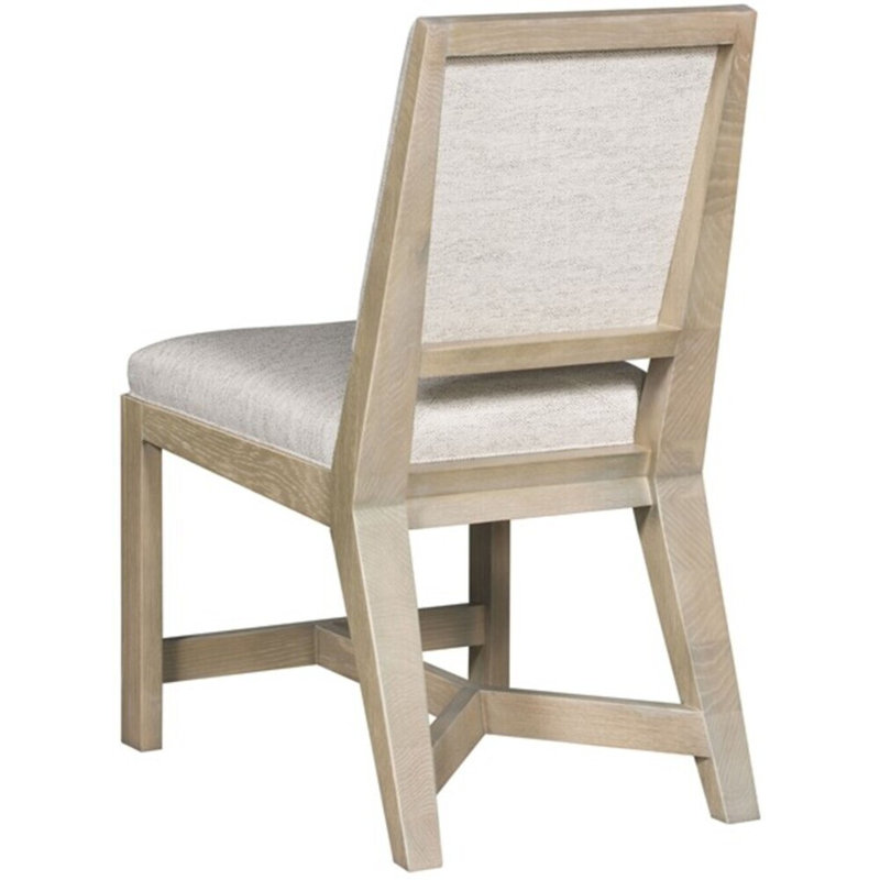 Thom Filicia Home 36.5" H Upholstered Back Side Chair, Navada Granite, Casa Blanca