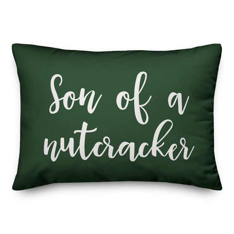  Coussin lombaire Sun of a Nutcracker, Vert foncé