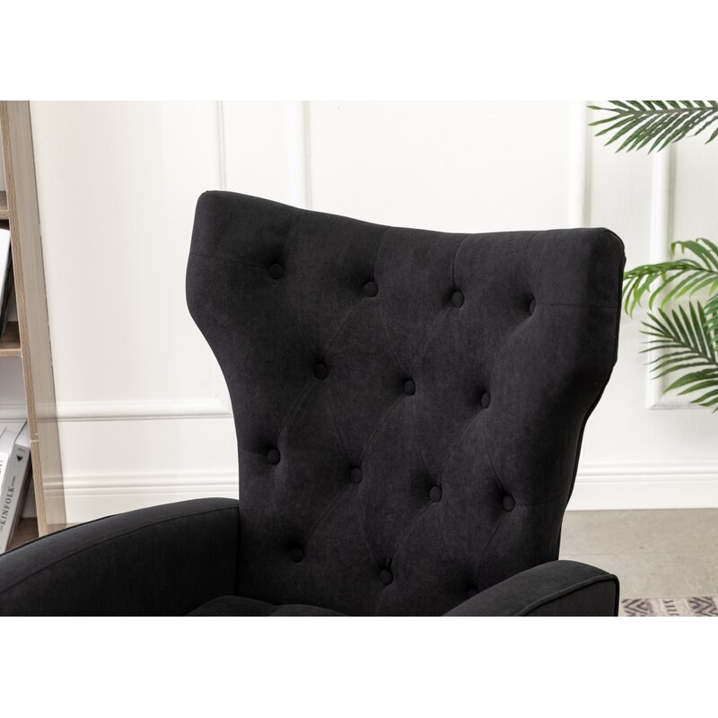 Etta Avenue™ Accord Upholstered Wingback Chair & Reviews | Wayfair