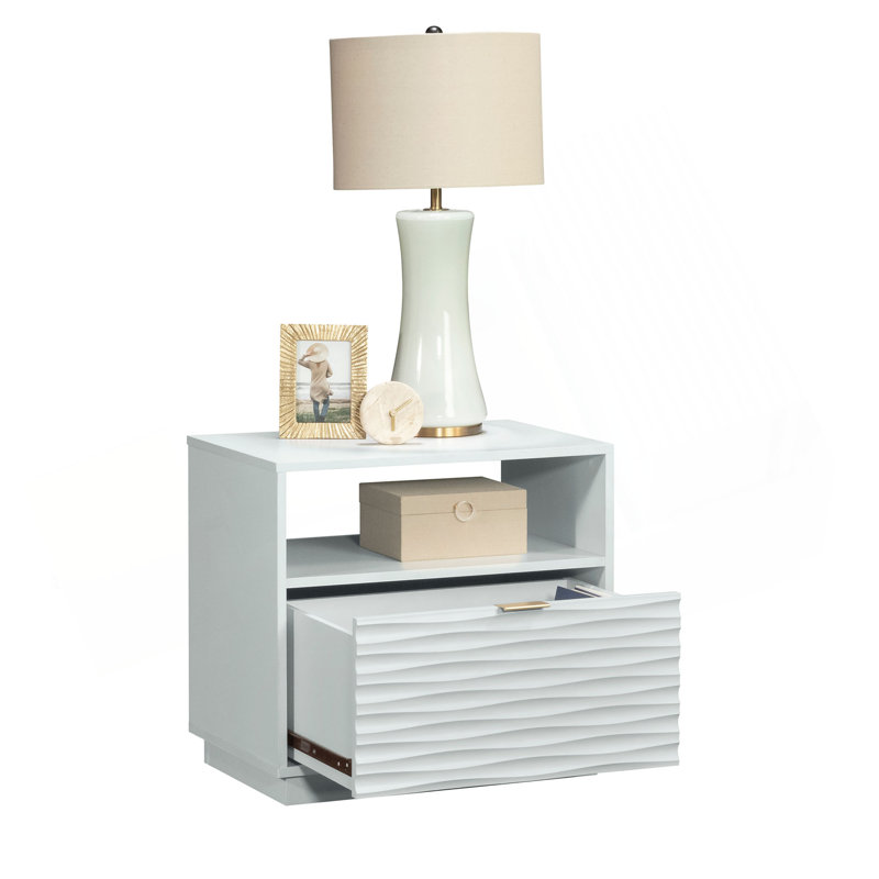 Night Stand, White Finish