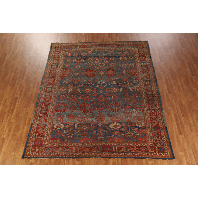 Tapis teinture végétale pré-1900 9 x 11