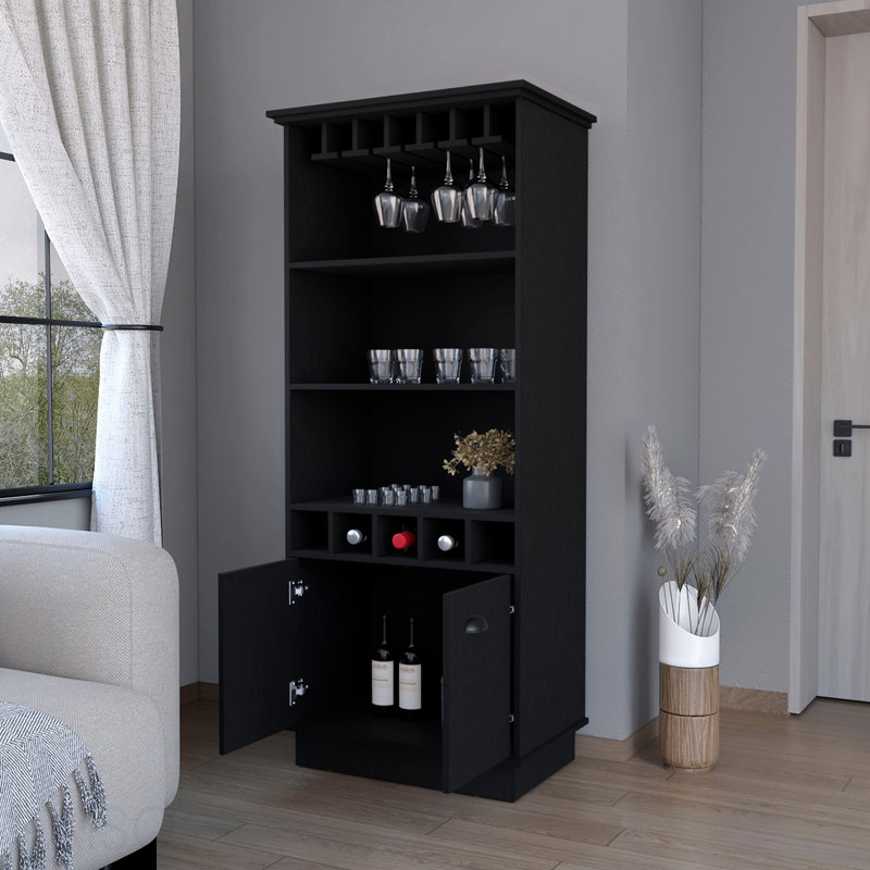 Bar Armoire de rangement, Noir