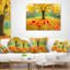 Coussin décoratif imprimé floral