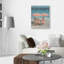 Retro Beach Bliss III Canvas Landscape & Nature Print by Oliver Gal, Black Frame, 16 x 20-774799034-774799054