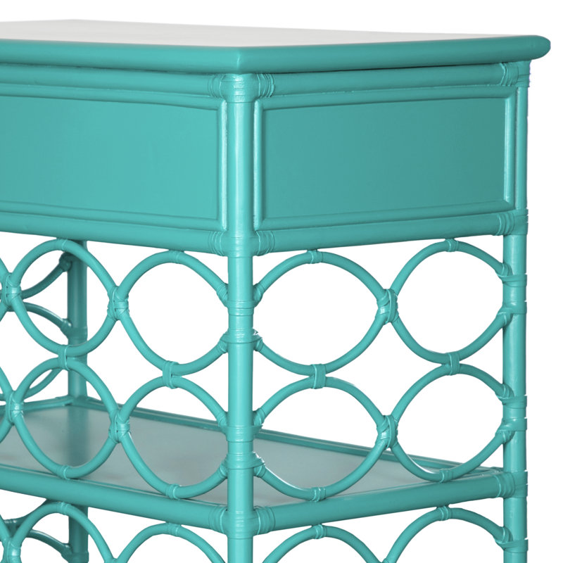 Manning End Table, Turquoise