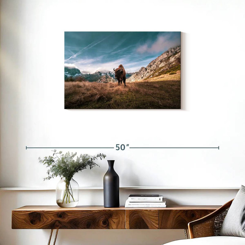 Crowle Bison Renaissance Sky, 20" H x 30" W