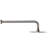 8" Round Thin Rainfall Shower Head with 1/2" IPS x 19" IPS Wall Mount 90-Degree Arm and Flange-107243745