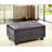 Camden Faux Leather Ottoman-1527021102