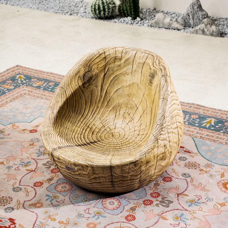 Chaise longue d'extérieur rustique Terrafab (ensemble de 2)