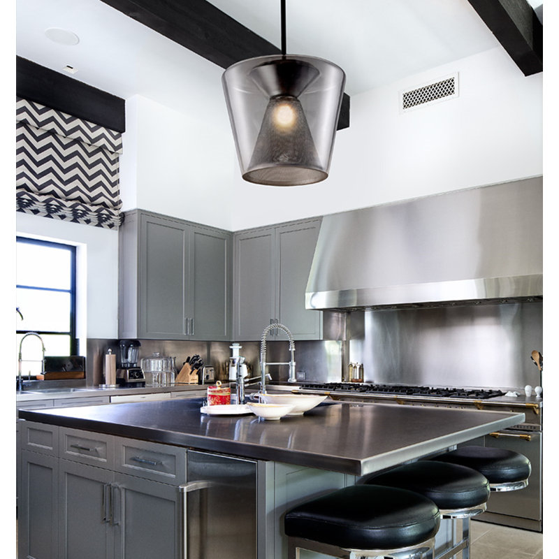 Berlin 1 - Light Pendant, 13.75" H x 15.5" W x 15.5" D
