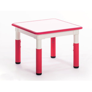 Whiteboard Adjustable Square 4 Students Activity Table